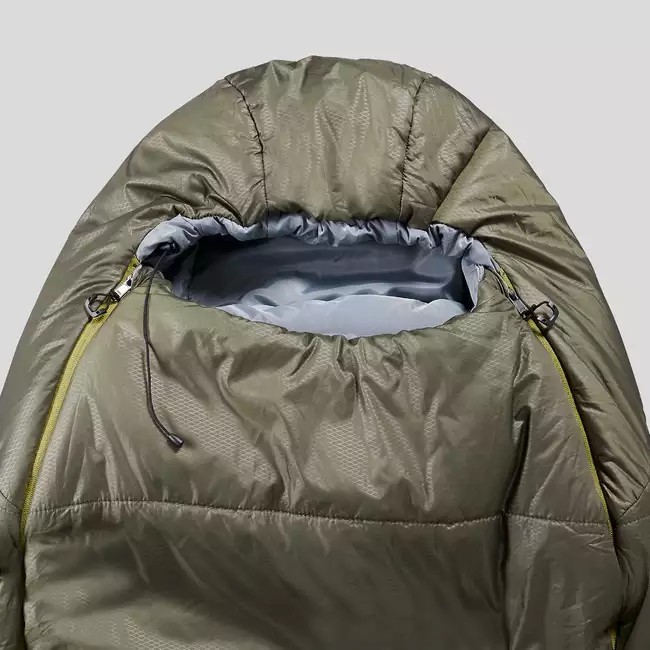 Sleeping Kit for 1 person (Khaki Sleeping bag + Inflatable bed)