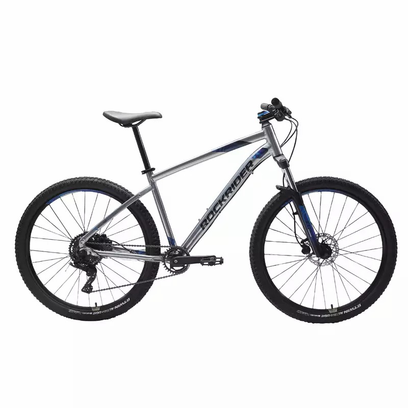 Rockrider ST530 Mountain Bicycle 27.5 Rims Grey