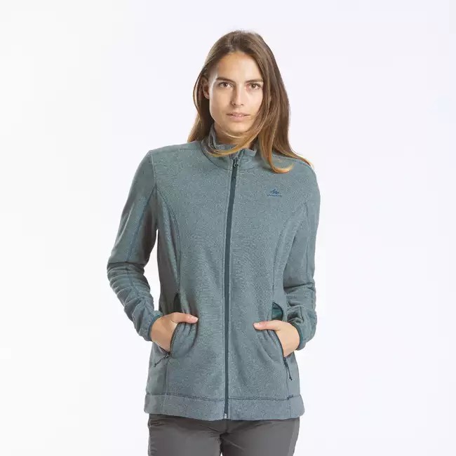 Women's Polar Fabric Sweater - Green